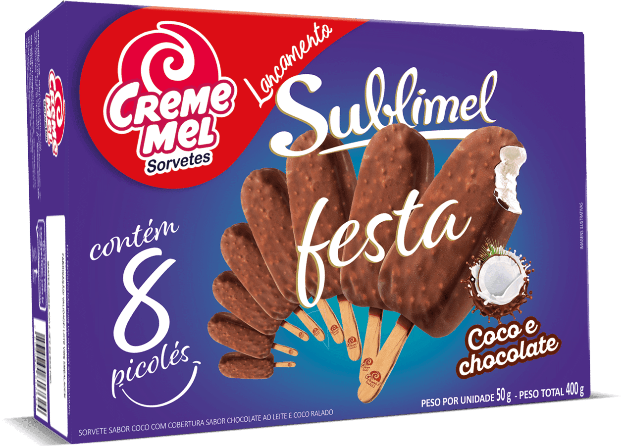 SUBLIMEL FESTA COCO E CHOCOLATE