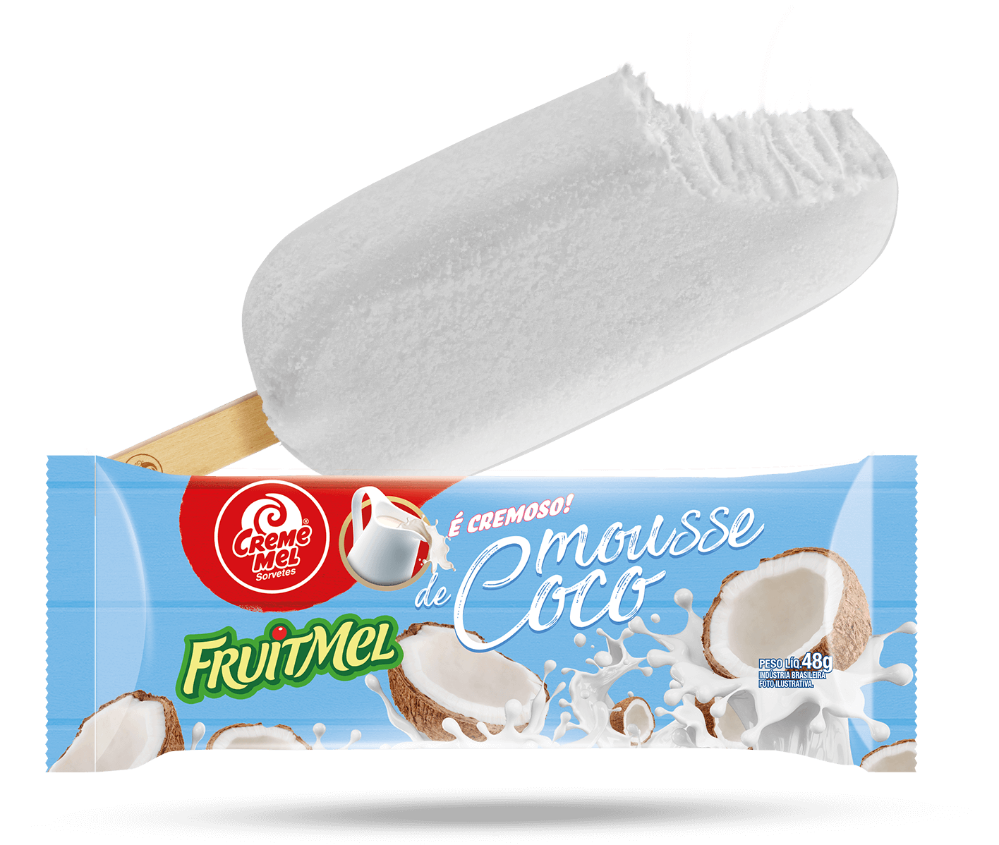 FRUITMEL DE MOUSSE DE COCO