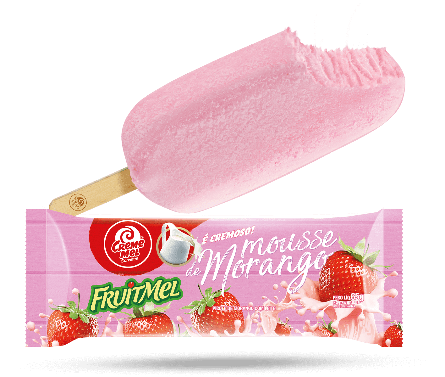 FRUITMEL MOUSSE MORANGO