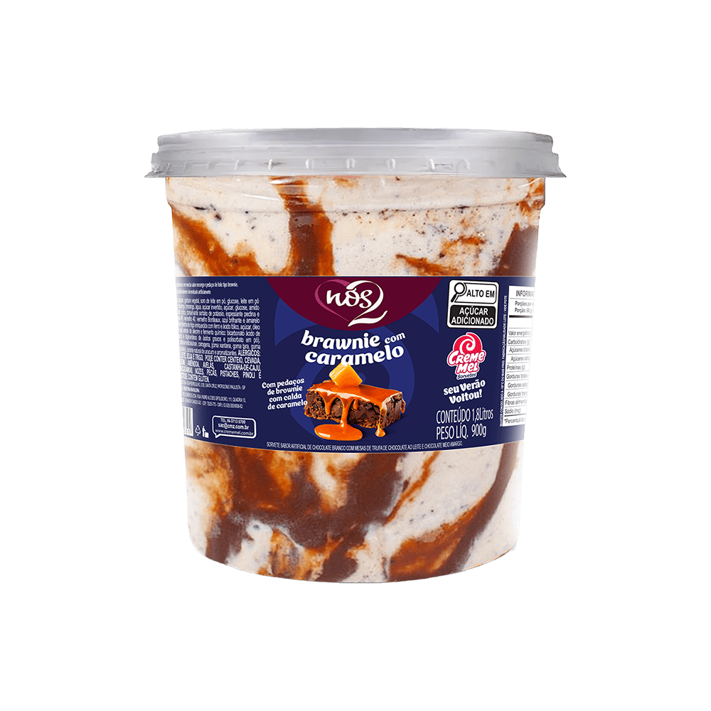 POTE NÓS DOIS - BROWNIE COM CARAMELO
